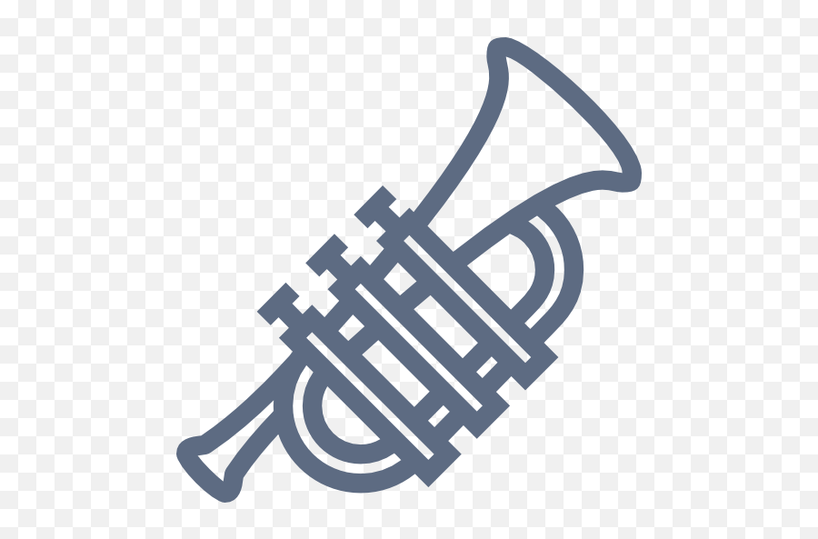 Trumpet Musical Instrument Free Icon Of - Instrumento Icone Png,Trumpet Icon