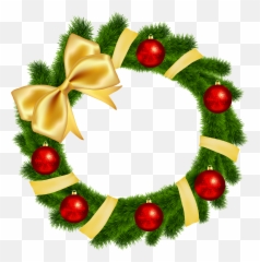 Png Hd Christmas Wreath Transparent