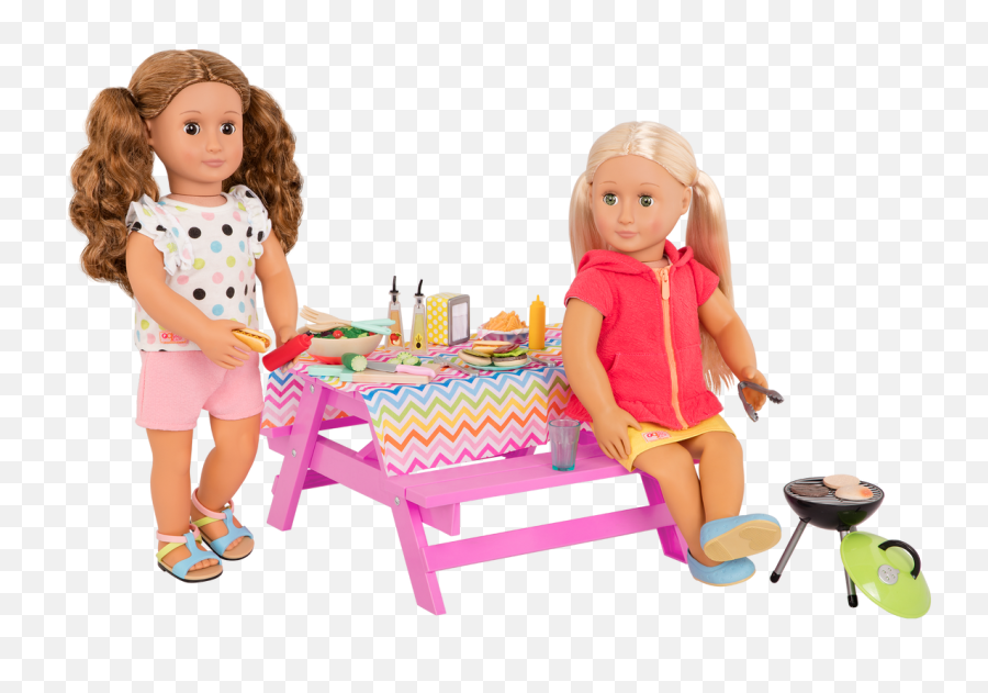 Picnic Table Set - Our Generation Dolls Accessories Ourgeneration Png,Barbie Fashion Icon Games