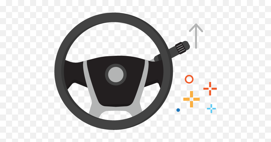 Know Your Vehicle Controls Ama - Animated Steering Wheel With Light And Wiper Lever Png,Windshield Wiper Icon