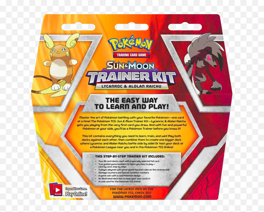 Download More Images - Sun And Moon Trainer Kit Png Image Lycanroc Alolan Raichu Trainer Kit,Alolan Raichu Icon