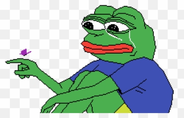 Pepe The Frog Transparent Background Png Mart - Sad