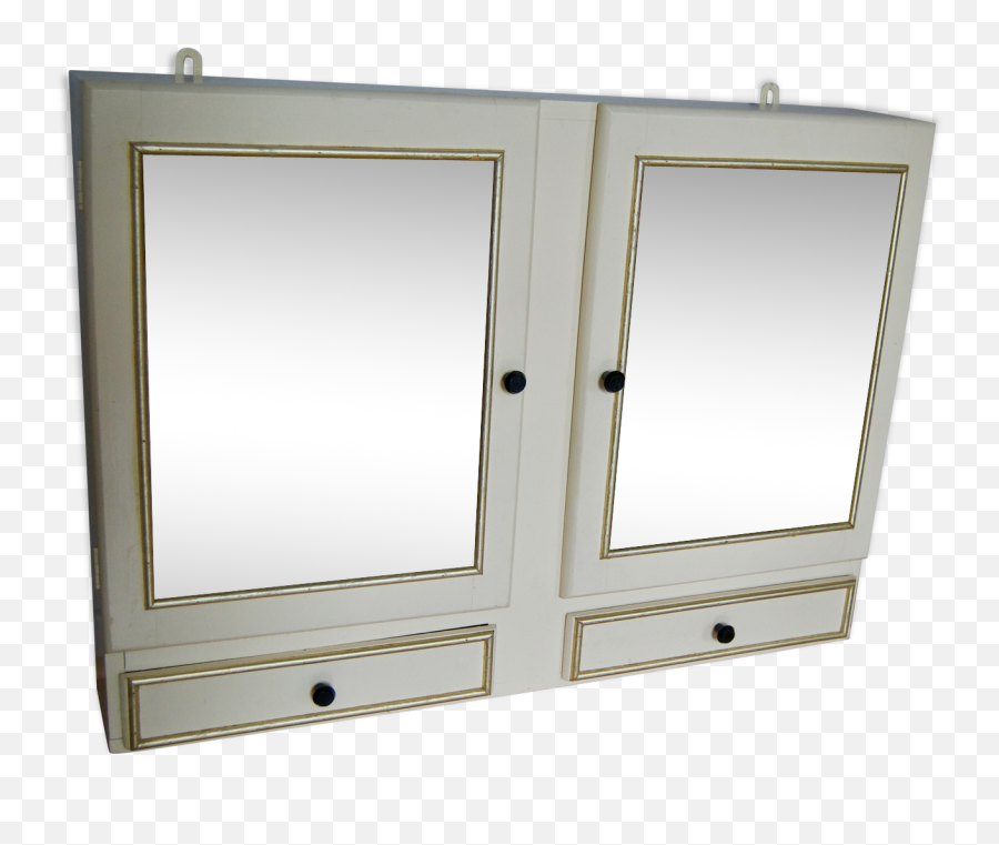 Download Hd Wardrobe Bathroom Hanging Wooden With Mirrors - Cupboard Png,Hanging Wooden Sign Png