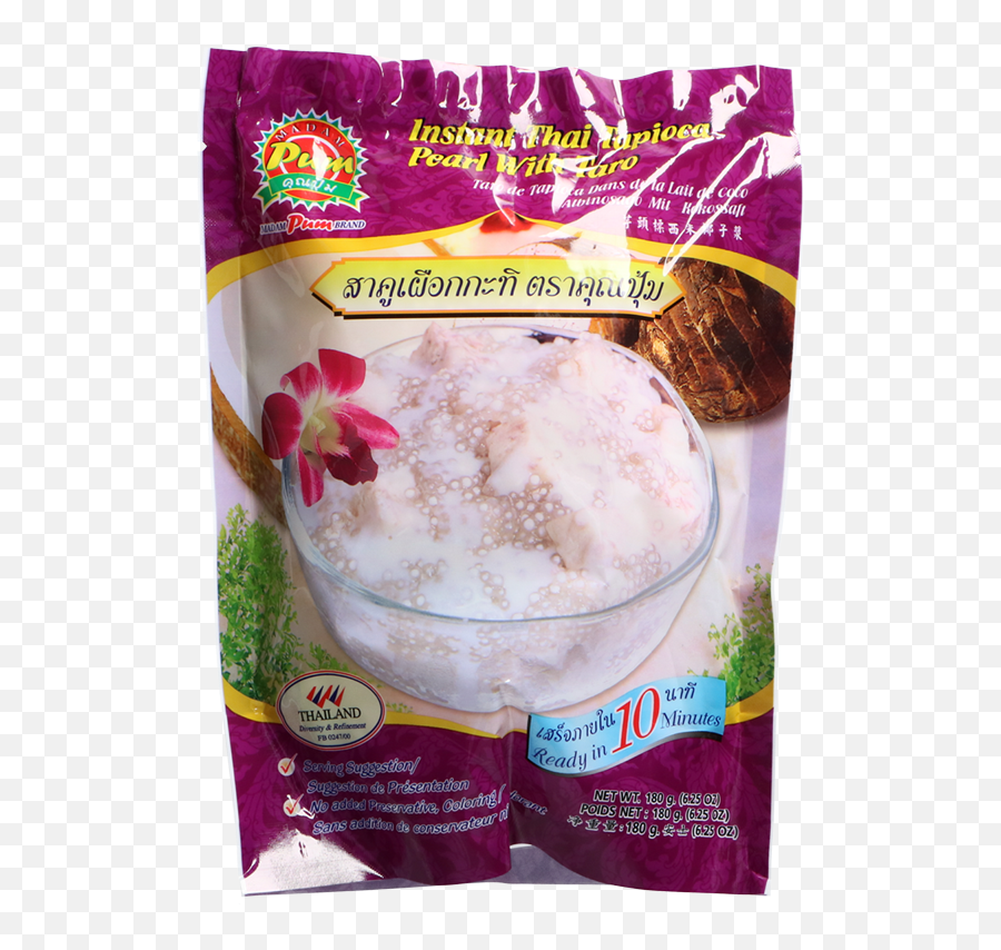 Tradinghouse Th Instant Thai Tapioca Pearl With Taro Beagley - Jasmine Rice Png,Horchata Png