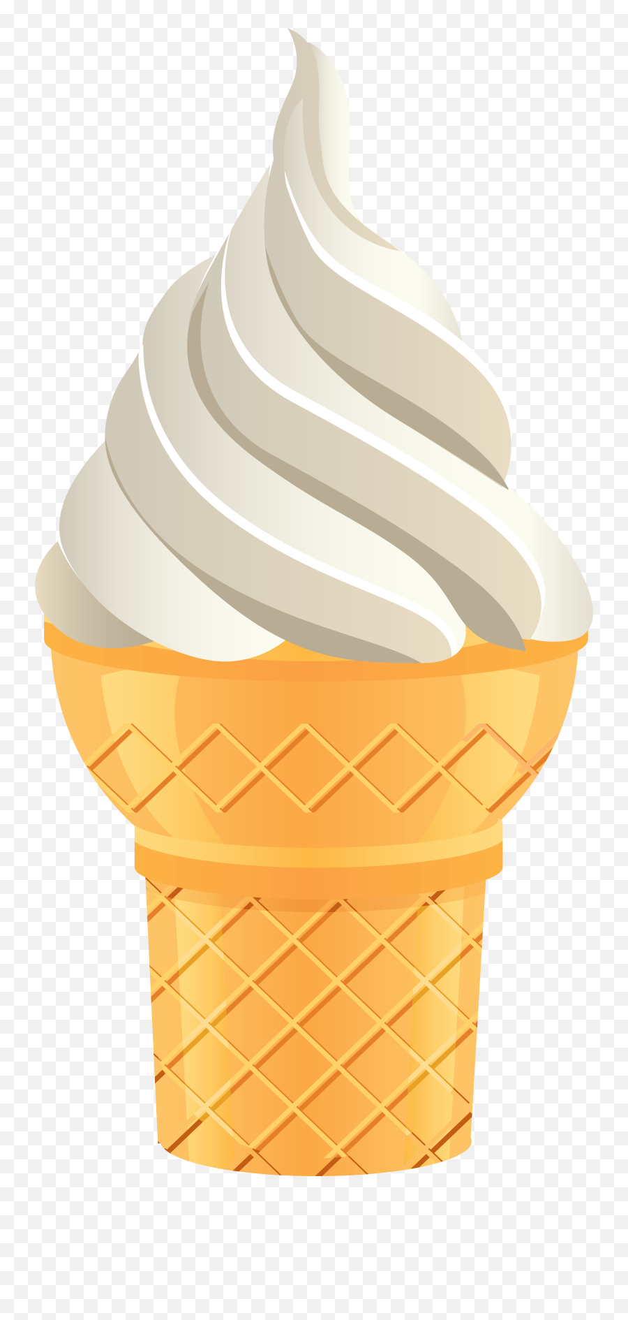 Vanilla Ice Cream Cone Png Transparent - Vanilla Ice Cream Cone,Ice Cream Transparent