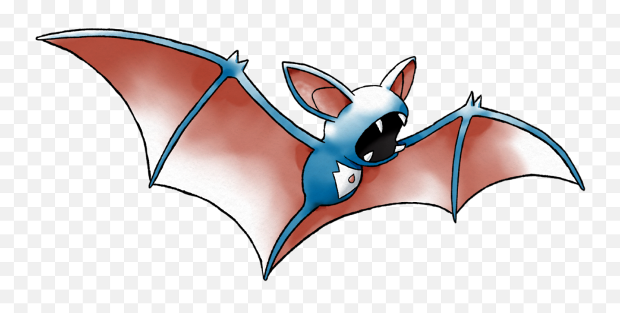 Zubat And Golbat Are - Cartoon Png,Zubat Png