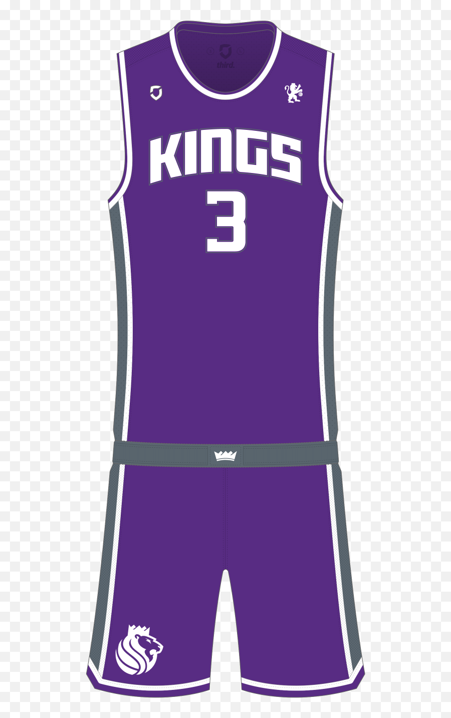 Sacramento Kings Away Third Sports - Sports Jersey Png,Sacramento Kings Logo Png