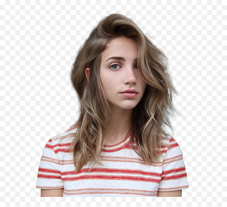 Emilyrudd Model Png Transparent Freetoedit - Best Medium Long Hair Girls,Emily  Rudd Png - free transparent png images 