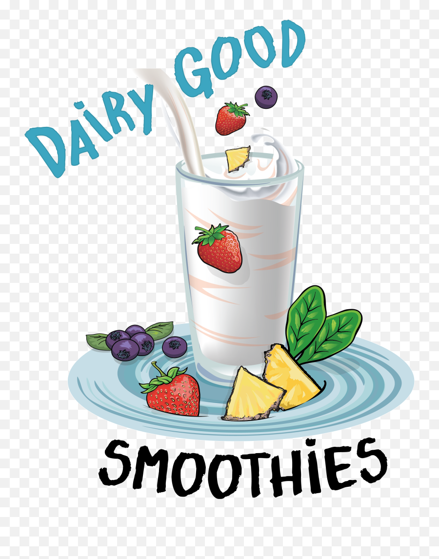 Download Ne Dairy Smoothie Logo Png - Strawberry Full Size Strawberry,Smoothies Png