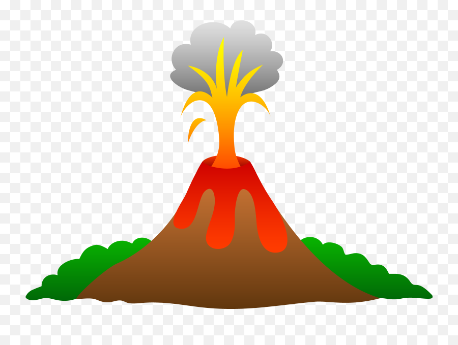 Volcano Transparent Background - Volcano Clipart Png,Science Clipart Transparent