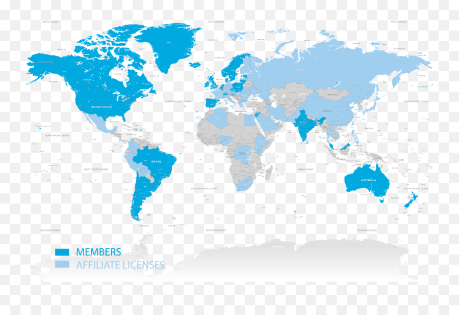 Blue World Map Png - World Map Icon Png,Global Map Png