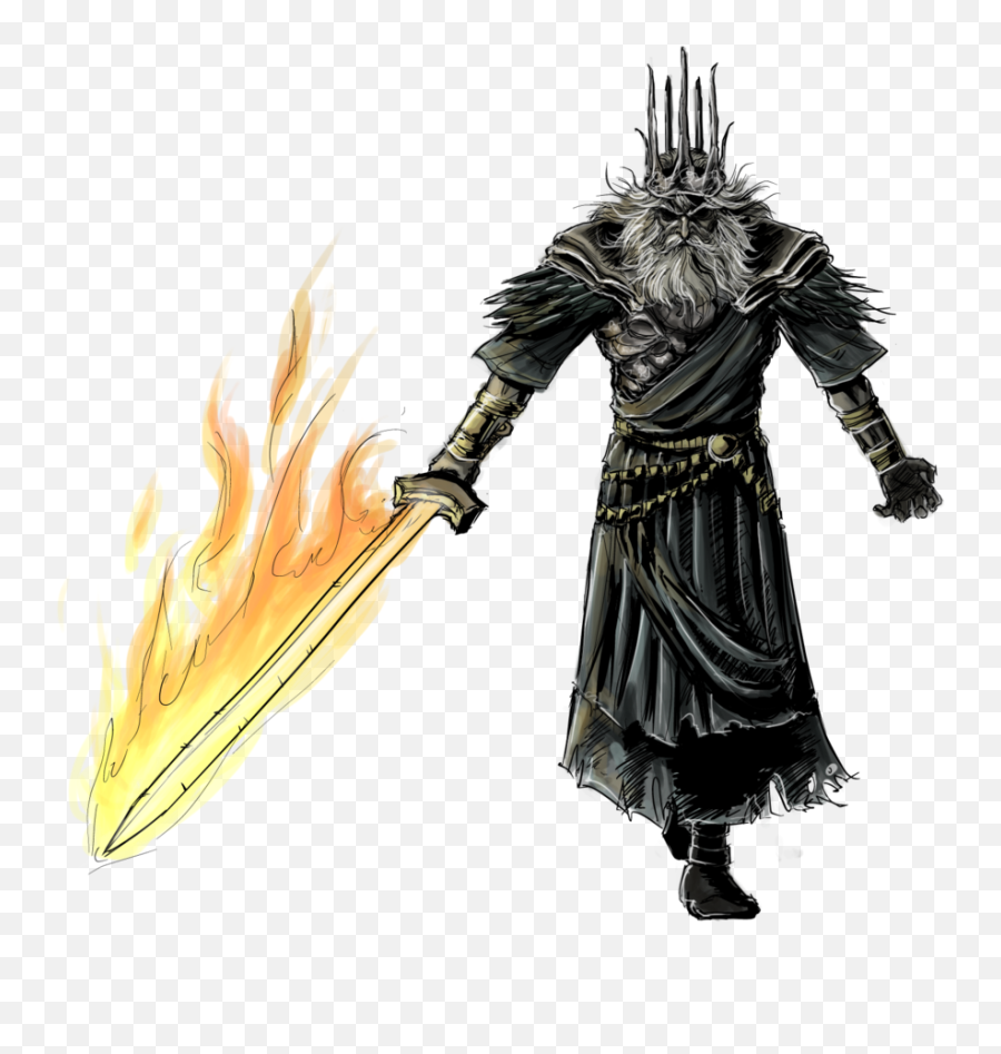 Dark Souls Png Mage Image - Gwyn Lord Of Cinder Transparent,Mage Png