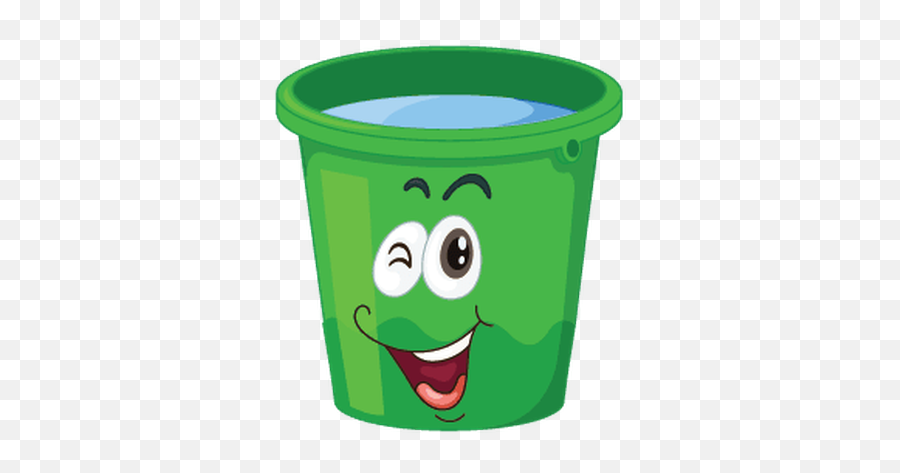 Buckets With Faces Clipart The Arts Media Gallery Pbs Png - Clipart Cartoon Bucket,Bucket Transparent Background