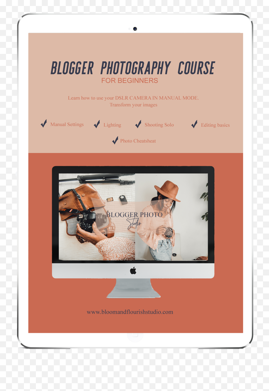 Blogger Photo Studio Course Dslr Chicago Lifestyle And Product Photographer Bloom Flourish - Flyer Png,Blogger Png