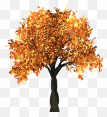 Tree Leaves Autumn - Psalms 22 3 5 Png,Fall Png