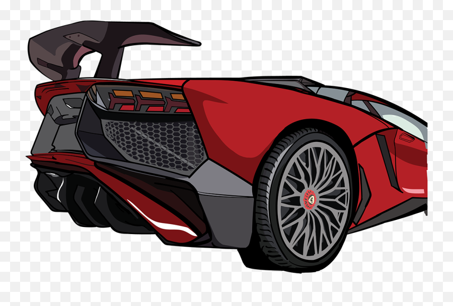 Lamborghini Aventador Sv Vector - Lamborghini Vector Png,Lamborghini Aventador Png