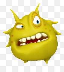 Download This Graphics Is Creative Virus Pattern Transparent - Monster Png