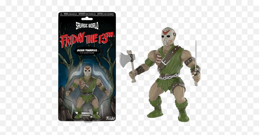 Friday The 13th - Jason Voorhees Savage World 55 Inch Action Figure Png,Jason Voorhees Png