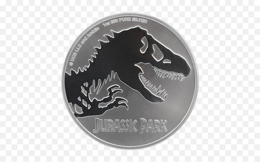 2020 1 Oz Niue Jurassic Park 999 Silver Coin Bu - Niue 1 Oz Silver Jurassic Park 2020 Png,Jurassic Park Logo Transparent