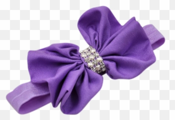 Baby Headband Purple Bow - Girl Baby Headband Png,Headband Png