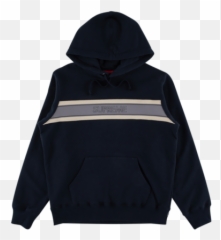Supreme Chest Stripe Logo Hoodie 19 Png
