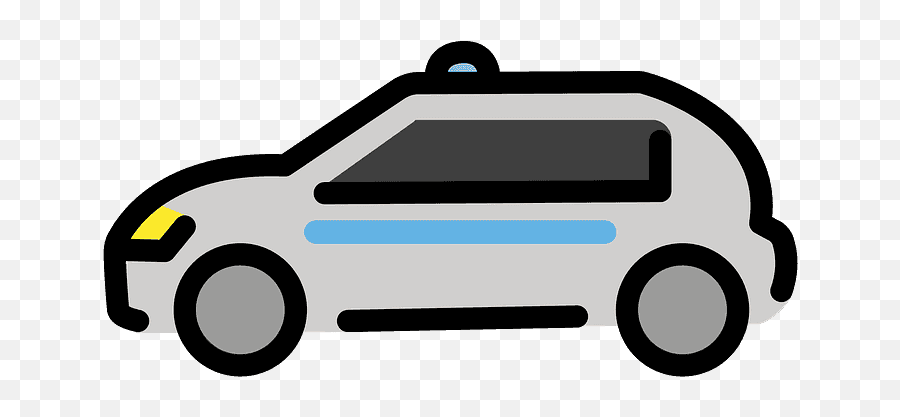 Police Car Emoji Clipart - Emoji Taxi Png,Car Emoji Png