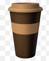 Brown Coffee Cup Clipart - png