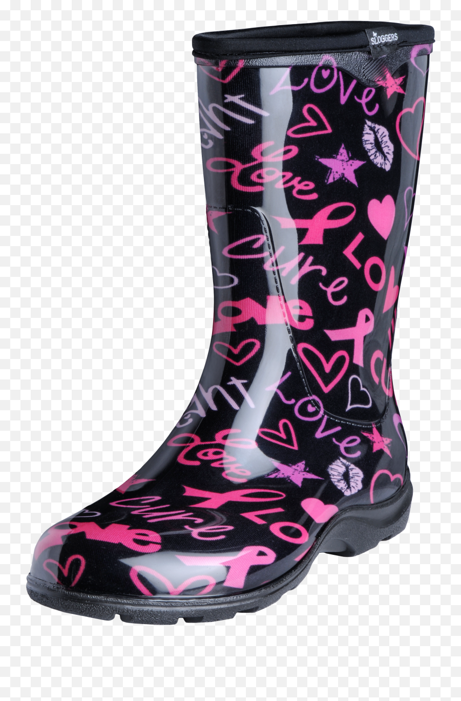 Hope Boot Fnl - Breast Cancer Rain Boots Png,Boot Print Png