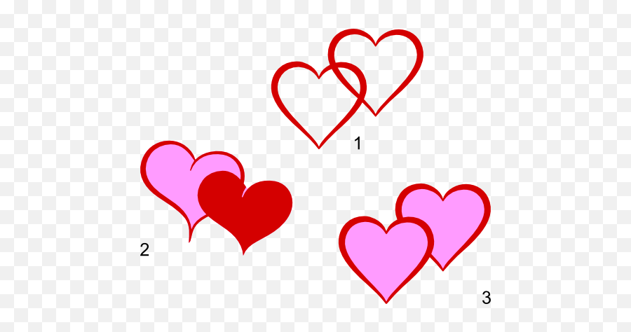 Free Double Heart Png Download - Double Heart Clip Art,Double Heart Png