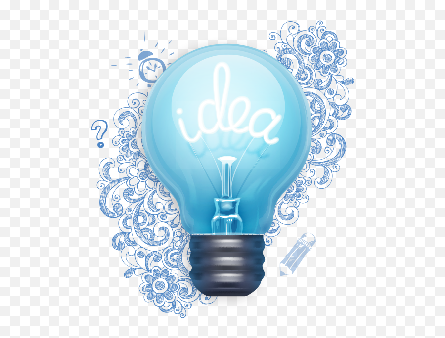 H2 Creative - Incandescent Light Bulb Png,Light Bulb Idea Png