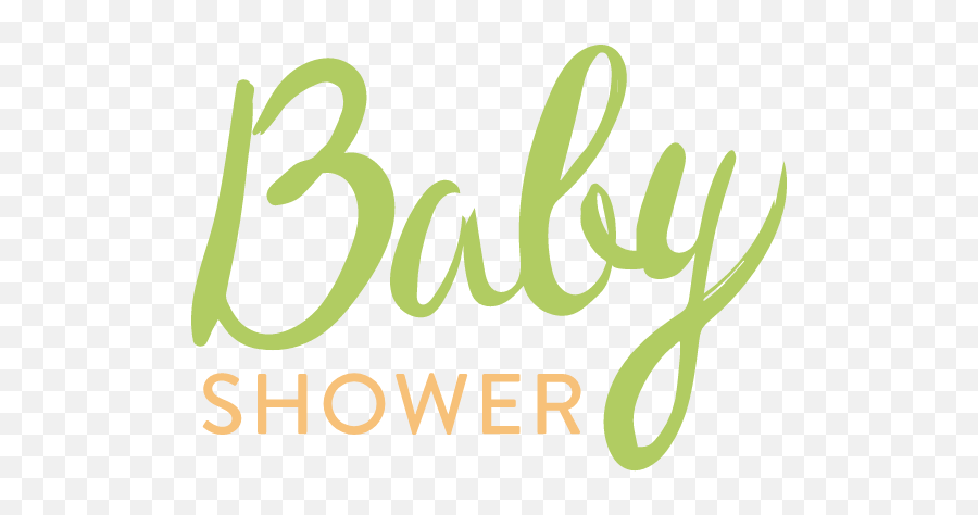 Baby Shower Text Graphic - Baby Shower Text Png,Baby Shower Logo
