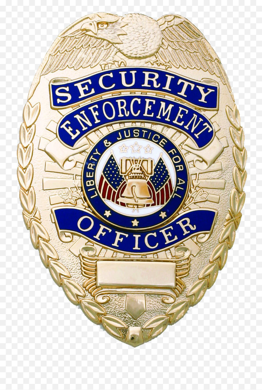 Badge Holder With Belt Clip Transparent - Silver Security Enforcement Officer Badge Png,Security Badge Png