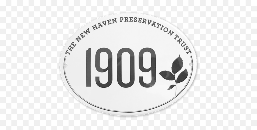 Community Heritage Date Plaque U2014 The New Haven Preservation Trust - Circle Png,Plaque Png