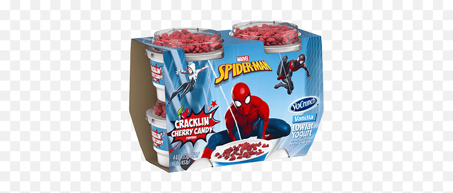 Cherry Coated Popping Candy - Yocrunch Yogurt With Toppings Spiderman Yocrunch Png,Pop Rocks Logo