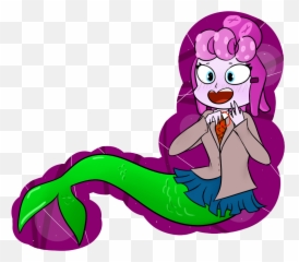 Mermaid Clipart Cove - Cuphead Doki Literature Club And png