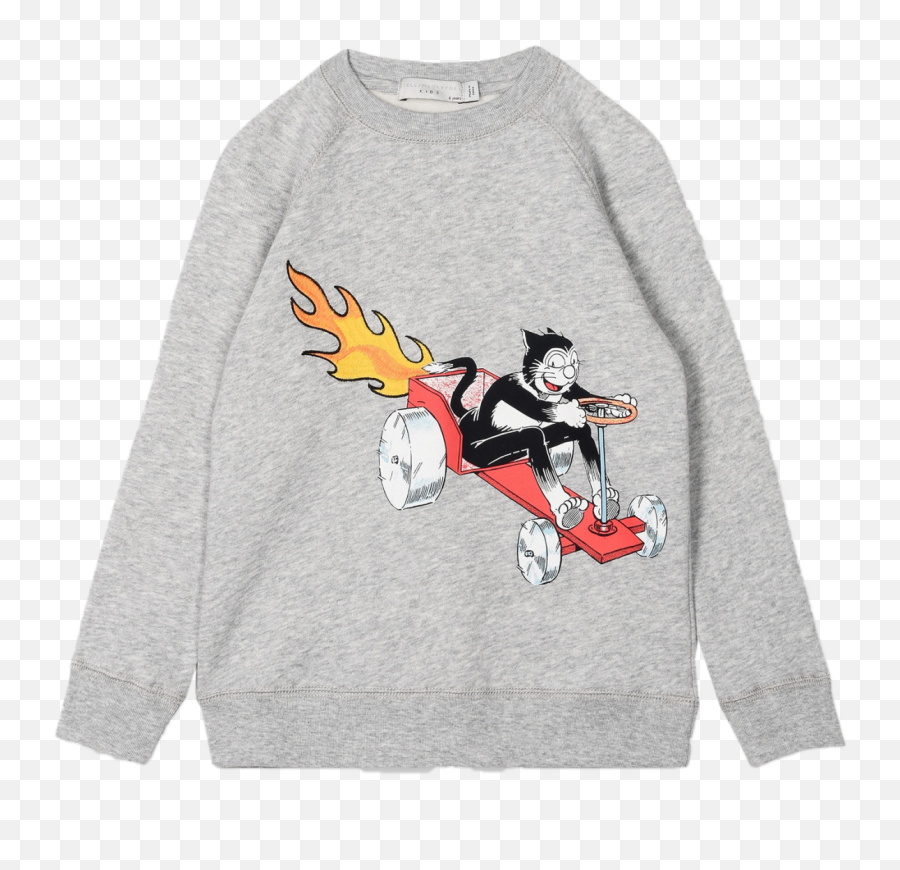 Stella Mccartney Kids Billy Sweater Dandy U0026 Flame - Orange Long Sleeve Png,Rocket Flame Png