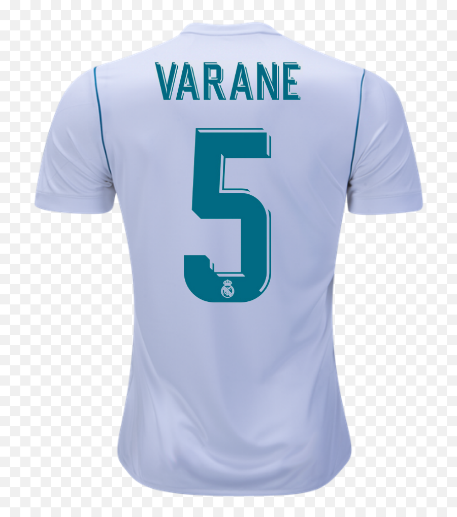 Real Madrid Home Jersey Varane - Number Png,Soccer Jersey Png