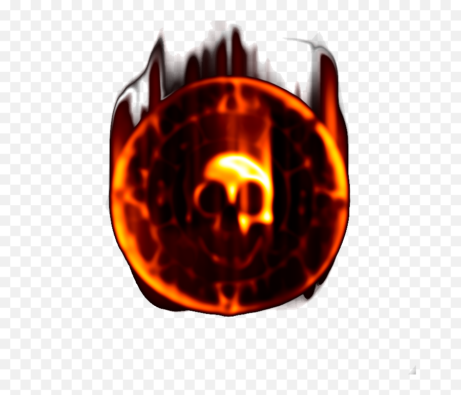 Pirate Coin In Flames 4b - Flame Png,Flames Png