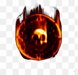 Pirate Coin In Flames 4b - png