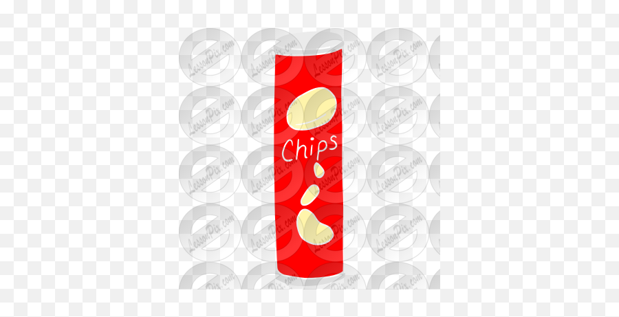 Potato Chips Stencil For Classroom - Junk Food Png,Potato Chips Icon
