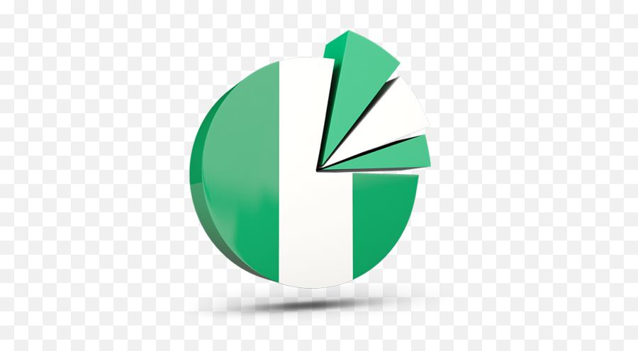 Pie Chart With Slices Png Nigeria Flag Icon