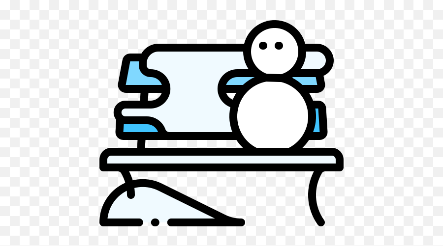 Park Bench Winter Snowy Free Icon Of Mood - Dot Png,Bench Press Icon