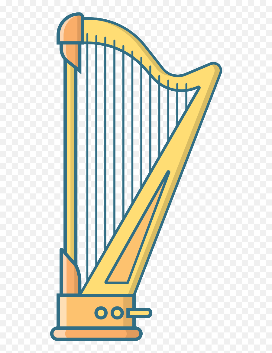 Free Music Instrument Line Icon Harp - Instrumentos Musicales Arpa Png,Lyre Icon