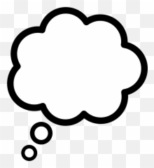 Thought Bubble Png Transparent Collections - Background Thinking