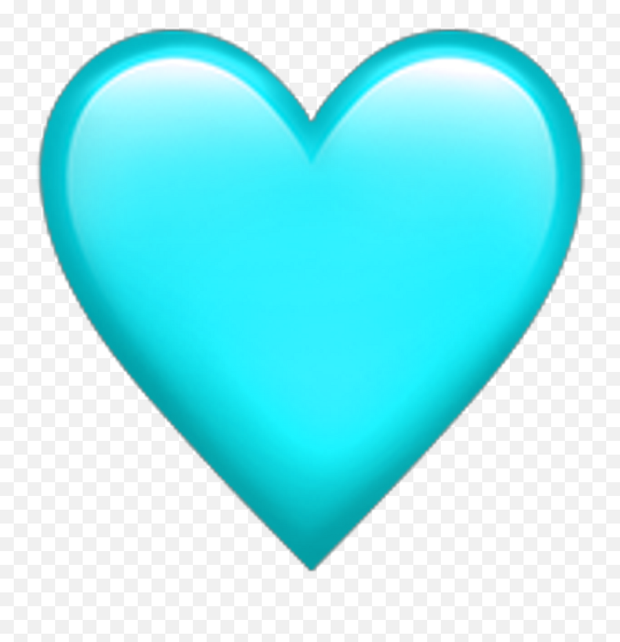Heart Emoji Transparentbackground Teal - Teal Heart Emoji Copy And Paste Png,Iphone Heart Emoji Png