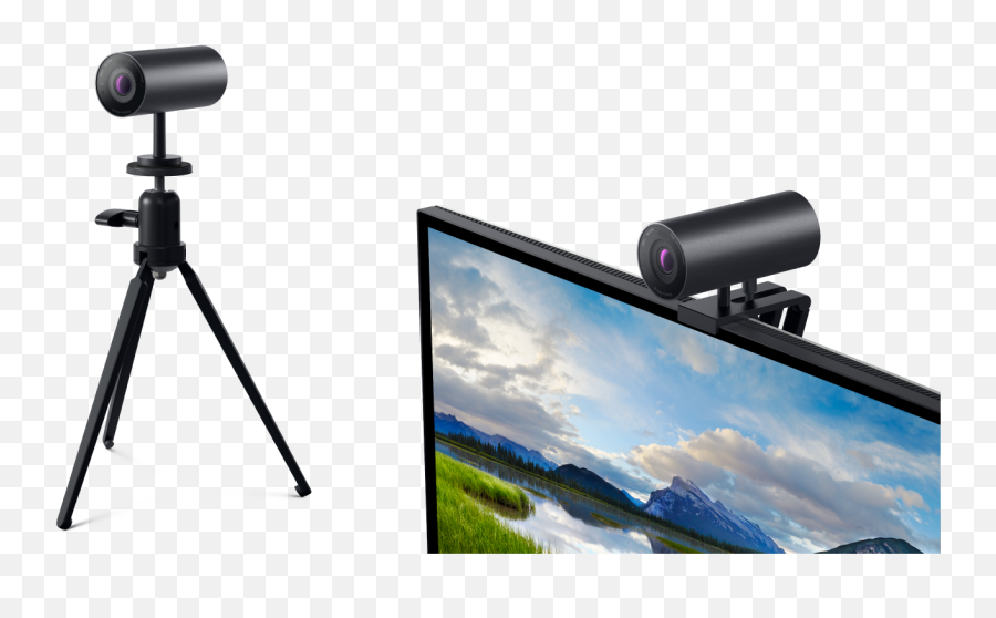Look Your Best With The Worldu0027s Most Intelligent 4k Webcam - Dell Ultrasharp Camera Png,How To Insert A Webcam Icon In My Pc Windows