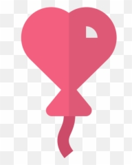 Balloon Icon Red Ballon Date Dating - Girly png