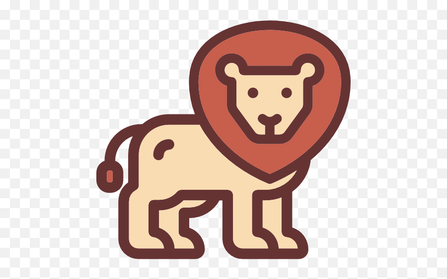 Animals Mammal Wild Life Animal Kingdom Lion Zoo Icon - Vector Animals Svg Png,Zoo Icon