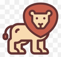 Animals Mammal Wild Life Kingdom Lion Zoo Icon - Vector Svg png