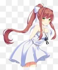 Doki Dialog Generator - Content Packs uedave64 Monika Yuri Ddlc Memes png